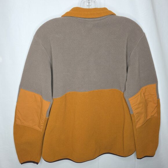 Rei Co-op 1/2 Zip Pullover Sweatshirt Men's Large Gray Orange Two Tone - Picture 2 of 10